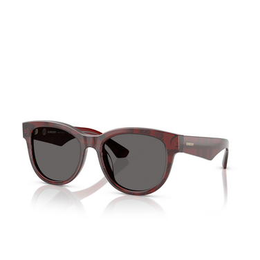 Burberry BE4432U Sunglasses 411587 check red - three-quarters view