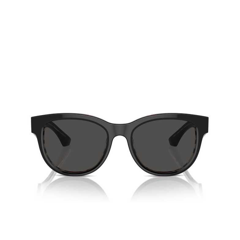 Burberry BE4432U Sunglasses 412187 top black on vintage check - 1/4