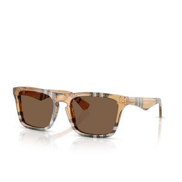 Burberry BE4434 Sunglasses 414673 check sand - three-quarters view