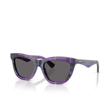 Burberry BE4435 Sunglasses 411387 check violet - three-quarters view