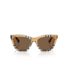 Lunettes de soleil Burberry BE4435 414673 check sand - Vignette du produit 1/4