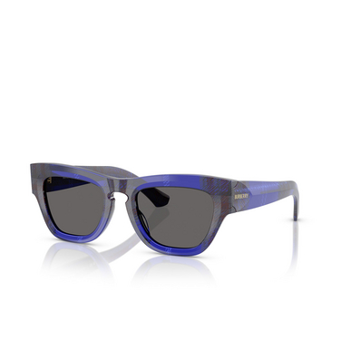 Burberry BE4440U Sunglasses 411487 check blue - three-quarters view