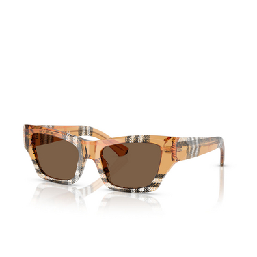 Burberry BE4441U Sunglasses 414673 check sand - three-quarters view