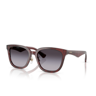 Gafas de sol Burberry BE4446D 41158G check red - Vista tres cuartos