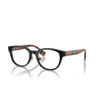 Burberry PEYTON Eyeglasses 4041 black - three-quarters view