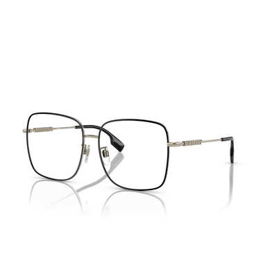 Burberry QUINCY Eyeglasses 1326 black - three-quarters view