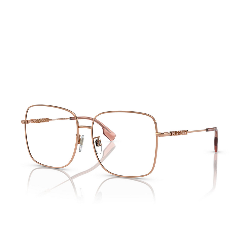 Burberry QUINCY Eyeglasses 1337 rose gold - 2/4