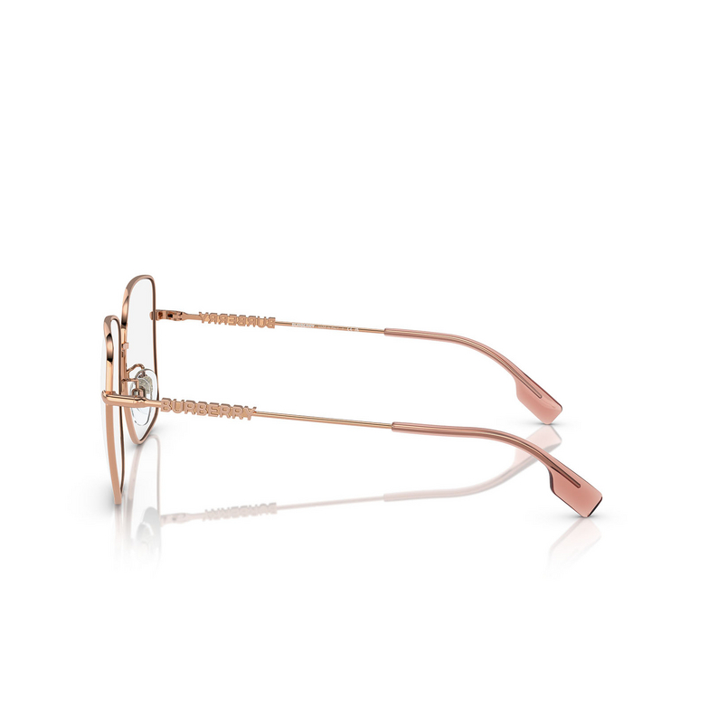 Burberry QUINCY Eyeglasses 1337 rose gold - 3/4