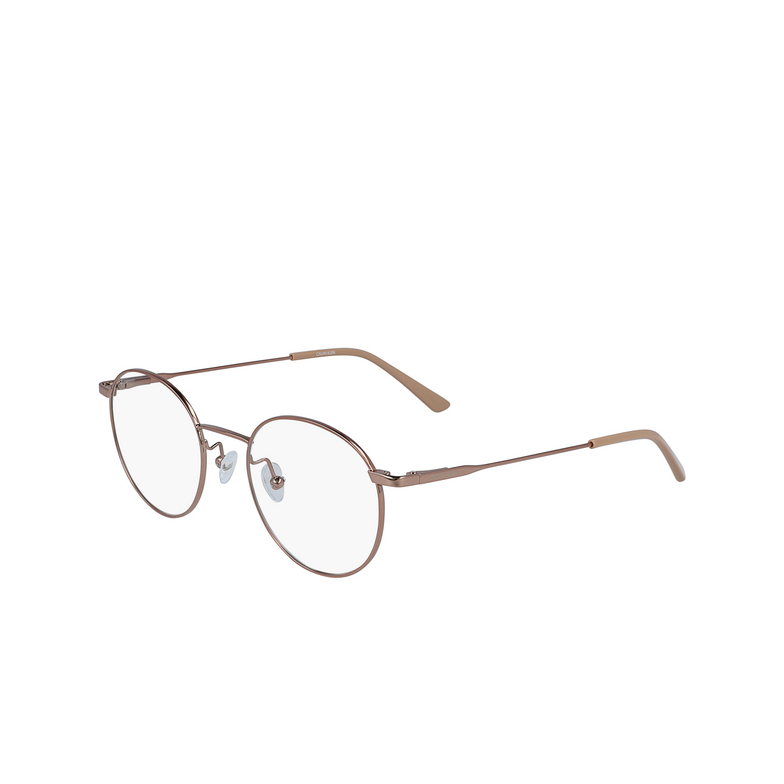 Lunettes de vue Calvin Klein CK19119 781 amber gold - 3/4