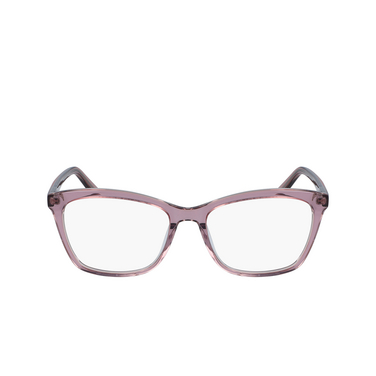 Lunettes de vue Calvin Klein CK19529 535 crystal mauve / rose - Vue de face