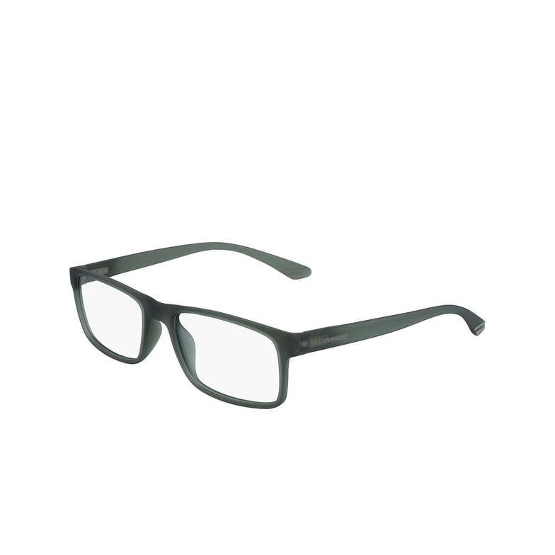 Calvin Klein CK19569 Eyeglasses 329 matte crystal light green - 3/4