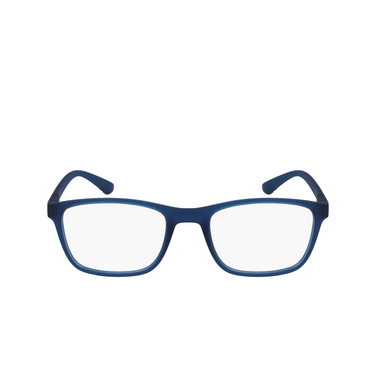 Lunettes de vue Calvin Klein CK19571 405 matte crystal blue - Vue de face