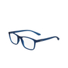 Calvin Klein CK19571 Eyeglasses 405 matte crystal blue - product thumbnail 3/4