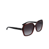 Calvin Klein CK20541S Sunglasses 605 crystal burgundy - product thumbnail 2/4