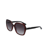 Occhiali da sole Calvin Klein CK20541S 605 crystal burgundy - anteprima prodotto 3/4