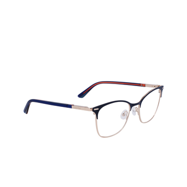 Calvin Klein CK21124 Eyeglasses 438 blue - three-quarters view