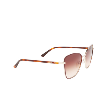 Calvin Klein CK21130S Sunglasses 200 brown - three-quarters view