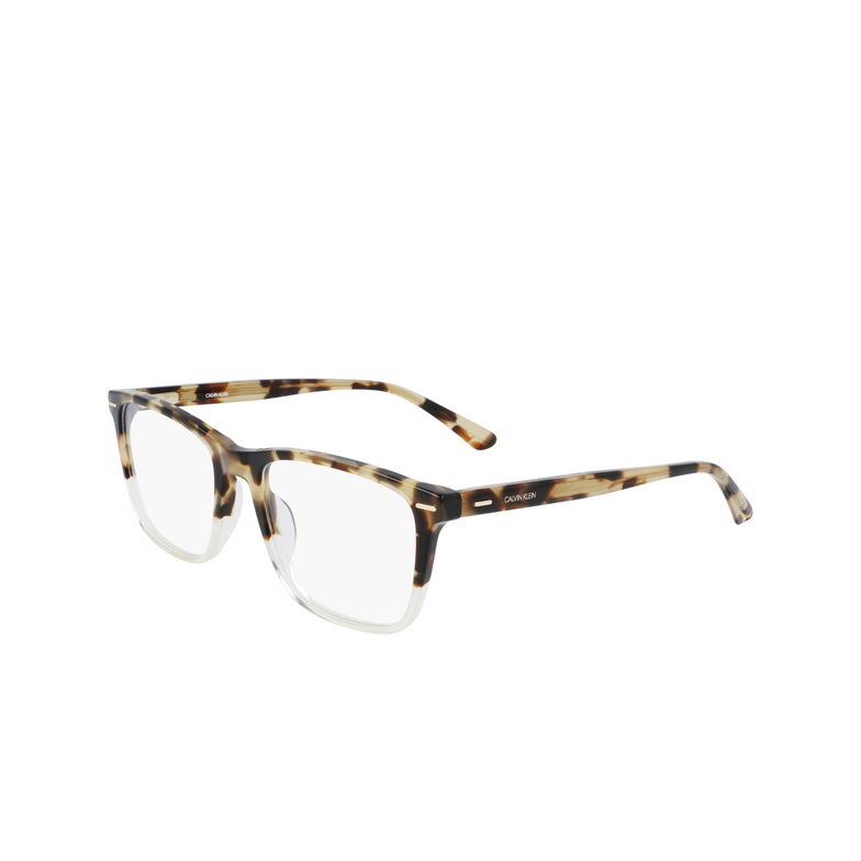 Calvin Klein CK21502 Eyeglasses 244 khaki tortoise - 3/4