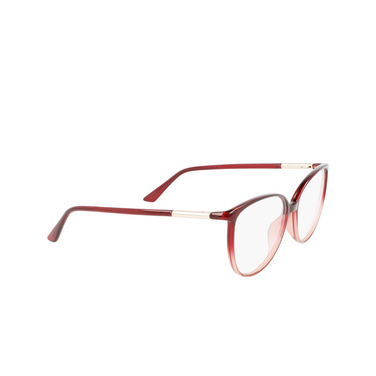 Calvin Klein CK21521 Eyeglasses 605 burgundy - three-quarters view