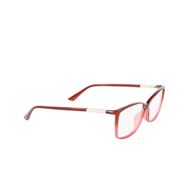 Calvin Klein CK21524 Eyeglasses 605 burgundy - three-quarters view