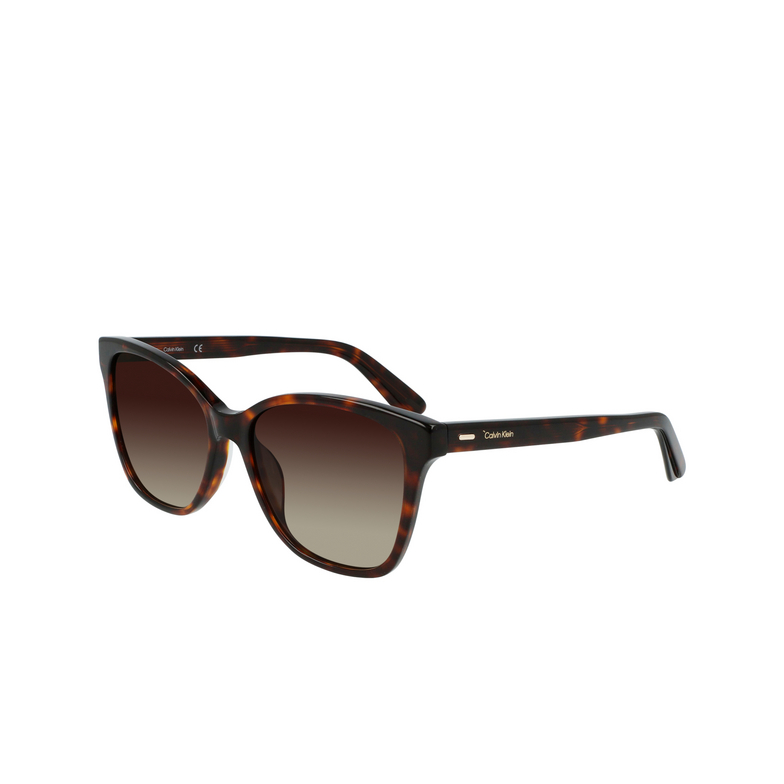 Occhiali da sole Calvin Klein CK21529S 220 brown havana - 3/4