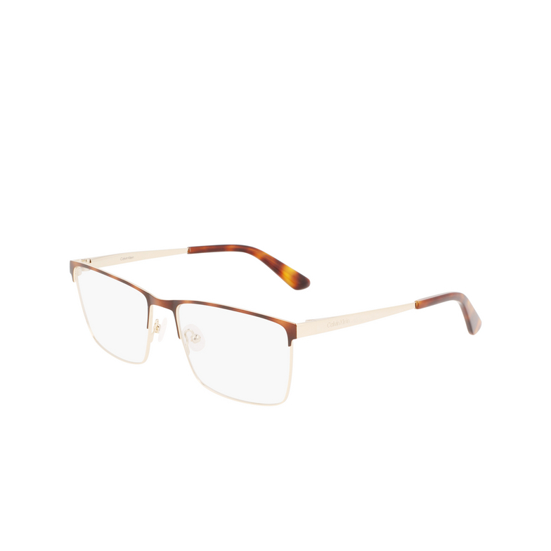 Calvin Klein CK22102 Eyeglasses 213 havana / gold - 3/4