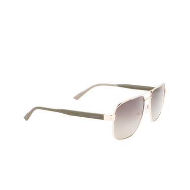 Calvin Klein CK22114S Sunglasses 320 rose gold - three-quarters view