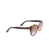 Lunettes de soleil Calvin Klein CK22520S 236 havana / black - Vignette du produit 2/4