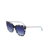 Calvin Klein CK22532S Sunglasses 444 aqua tortoise - product thumbnail 3/4