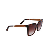 Lunettes de soleil Calvin Klein CK22534S 220 brown havana - Vignette du produit 2/4