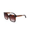 Calvin Klein CK22534S Sunglasses 220 brown havana - product thumbnail 3/4