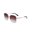 Lunettes de soleil Calvin Klein CK23100S 717 gold - Vignette du produit 3/4