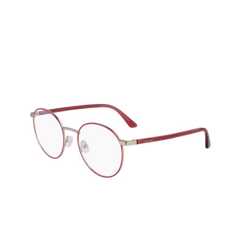 Lunettes de vue Calvin Klein CK23106 601 rose - 3/4