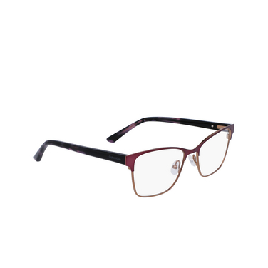 Lunettes de vue Calvin Klein CK23107 610 cyclamen - Vue trois quarts