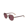 Lunettes de soleil Calvin Klein CK23125S 770 matte amber gold - Vignette du produit 3/4