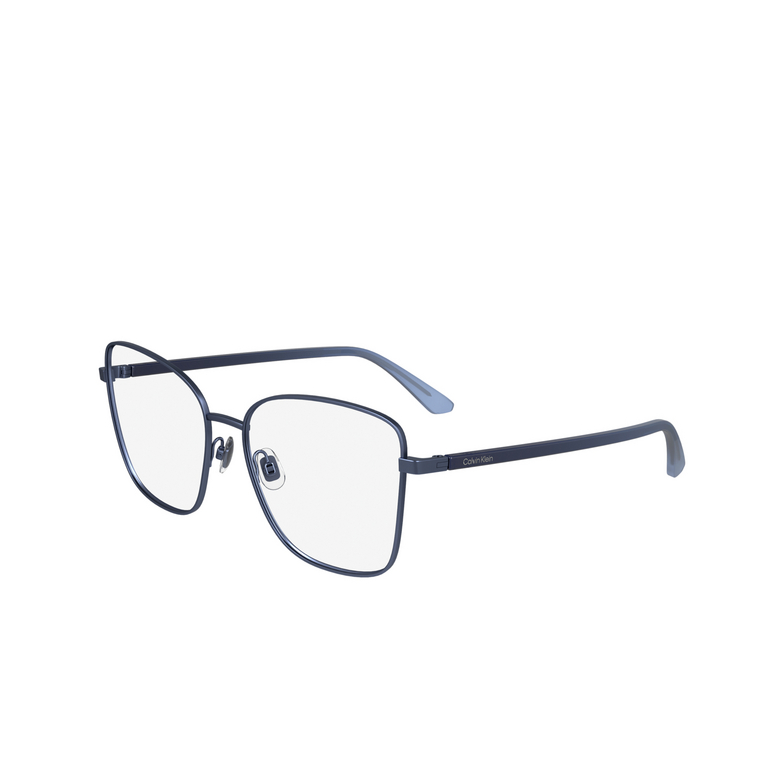 Calvin Klein CK23128 Eyeglasses 445 light blue - 3/4