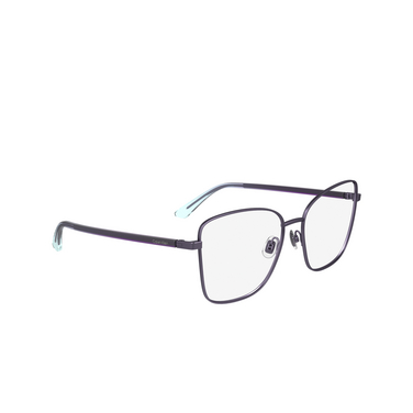 Calvin Klein CK23128 Eyeglasses 511 plum - three-quarters view