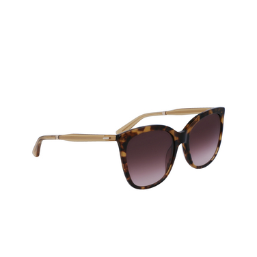 Calvin Klein CK23500S Sunglasses 220 brown havana - three-quarters view