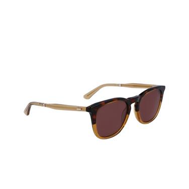 Calvin Klein CK23501S Sunglasses 220 brown havana - three-quarters view