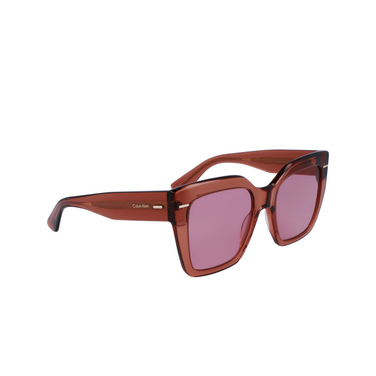 Calvin Klein CK23508S Sunglasses 200 brown - three-quarters view