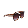 Lunettes de soleil Calvin Klein CK23508S 220 brown havana - Vignette du produit 2/4