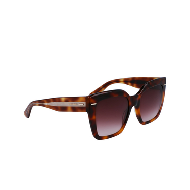 Calvin Klein CK23508S Sonnenbrillen 220 brown havana - Dreiviertelansicht