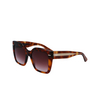 Calvin Klein CK23508S Sunglasses 220 brown havana - product thumbnail 3/4