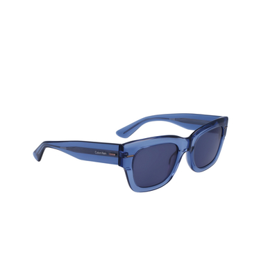 Calvin Klein CK23509S Sunglasses 438 blue - three-quarters view