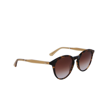 Calvin Klein CK23510S Sunglasses 220 brown havana - three-quarters view