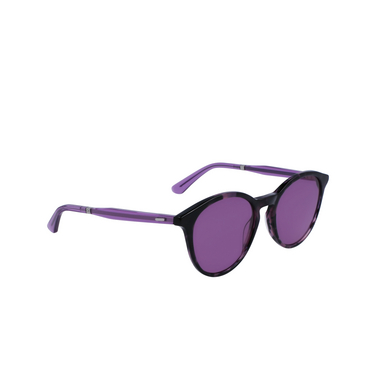 Calvin Klein CK23510S Sunglasses 528 purple havana - three-quarters view