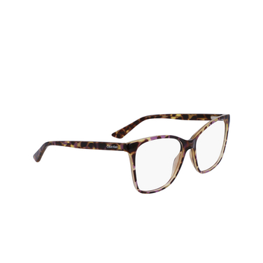 Calvin Klein CK23523 Eyeglasses 528 violet havana - three-quarters view