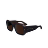 Occhiali da sole Calvin Klein CK23536S 605 blue / burgundy - anteprima prodotto 3/4