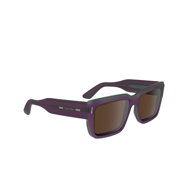 Occhiali da sole Calvin Klein CK23538S 515 violet - tre quarti