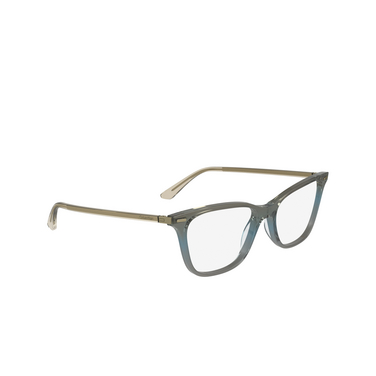 Occhiali da vista Calvin Klein CK23544 334 trasparent khaki / azure / grey - tre quarti